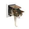 TRIXIE Drzwi dla kota z tunelem 4-Funkcyjne 19-65mm