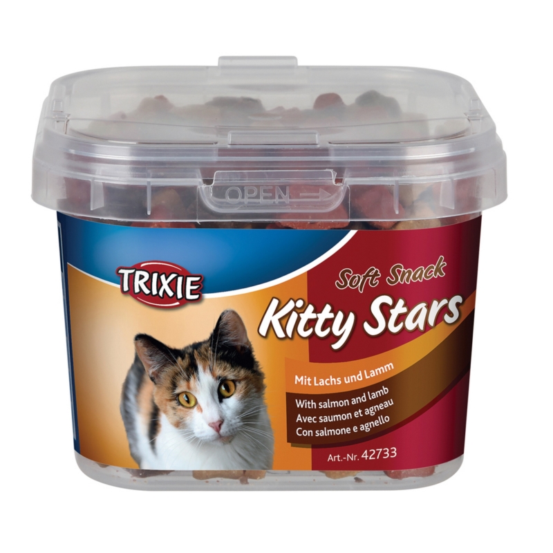 TRIXIE Przysmak KITTY STARS dla kota z łososiem i jagnięciną 140g