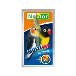 Nestor Witaminy dla średniej papugi Multivit 20g