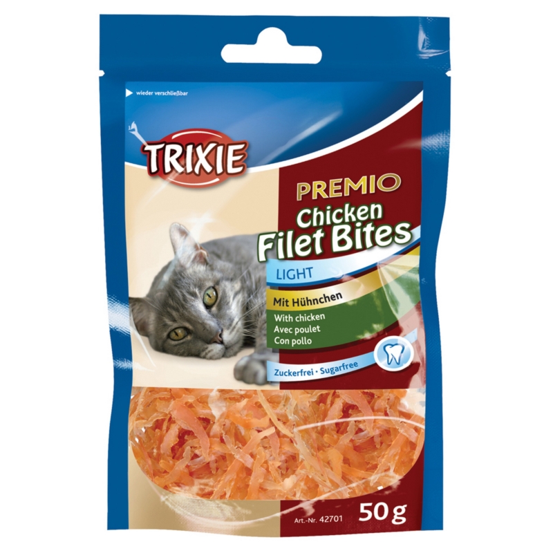 TRIXIE Przysmak PREMIO dla kota Filet Bites z kurczakiem 50g