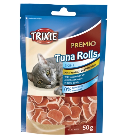 TRIXIE Przysmak PREMIO dla kota Tuna Rolls z tuńczykiem 50g