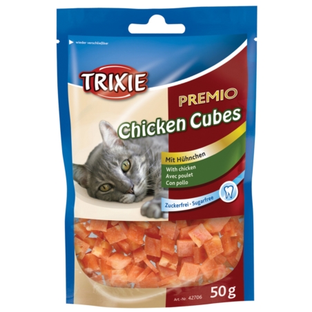 TRIXIE Przysmak PREMIO dla kota Chicken Cubes 50g