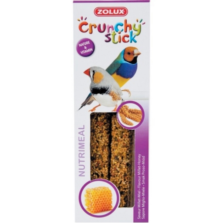 ZOLUX Kolba Crunchy Stick ptaki egzotyczne proso / miód 85g
