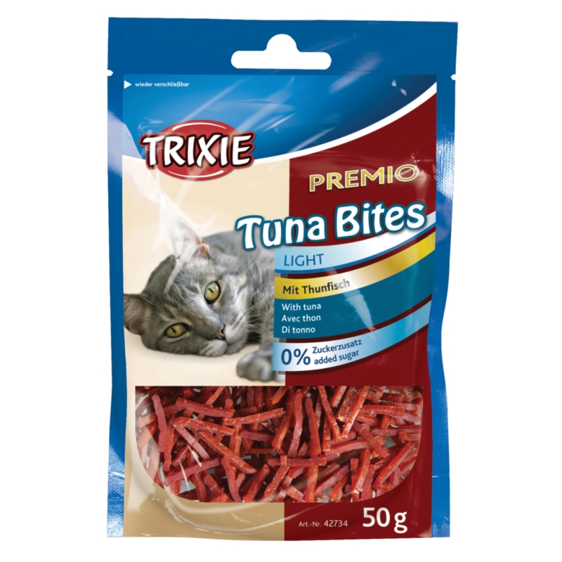 TRIXIE Przysmak PREMIO dla kota Tuna Bites z tuńczykiem 50g