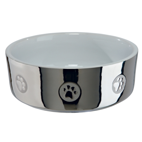 TRIXIE Miska ceramiczna dla psa i kota SILVER PAWS