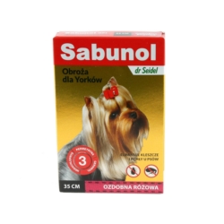 Sabunol obroża dla psa Ozdobna Rózowa 35cm