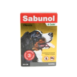 Sabunol obroża dla psa Szara 50cm