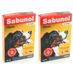 Sabunol obroża dla psa Szara 2x50cm