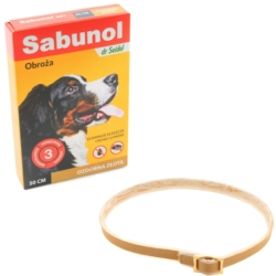 Sabunol obroża dla psa Ozdobna Złota 50cm