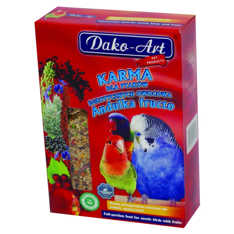 DAKO-ART ANDULKA FRUCTO Karma dla ptaków 500g