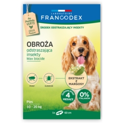 FRANCODEX Obroża dla średnich psów 10kg-20kg