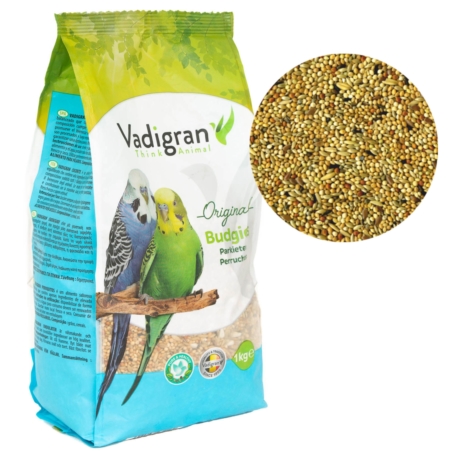 Vadigran ORIGINAL BUDGIES pokarm dla papużki falistej 1kg