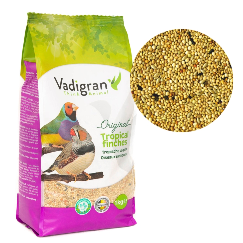Vadigran ORIGINAL TROPICAL FINCHES pokarm dla ptaków egzotycznych 1kg