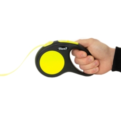 Flexi Neon S taśma 5m do 15kg żółta