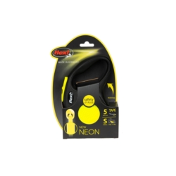 Flexi Neon S taśma 5m do 15kg żółta