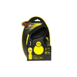 Flexi Neon M taśma 5m do 25kg żółta