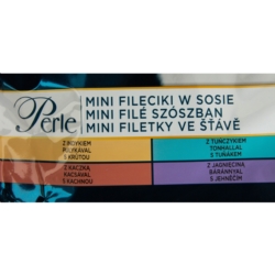 Gourmet PERLE mini fileciki zestaw MIĘSNY 4x85g