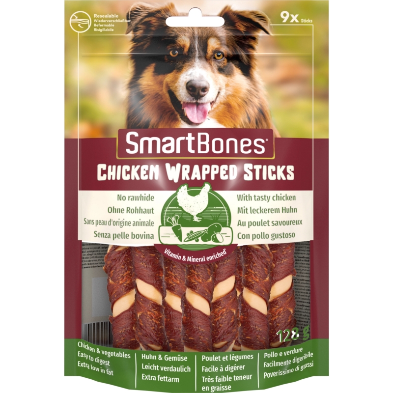 ZOLUX Smart Bones Chicken Wrap Sticks MINI 9szt