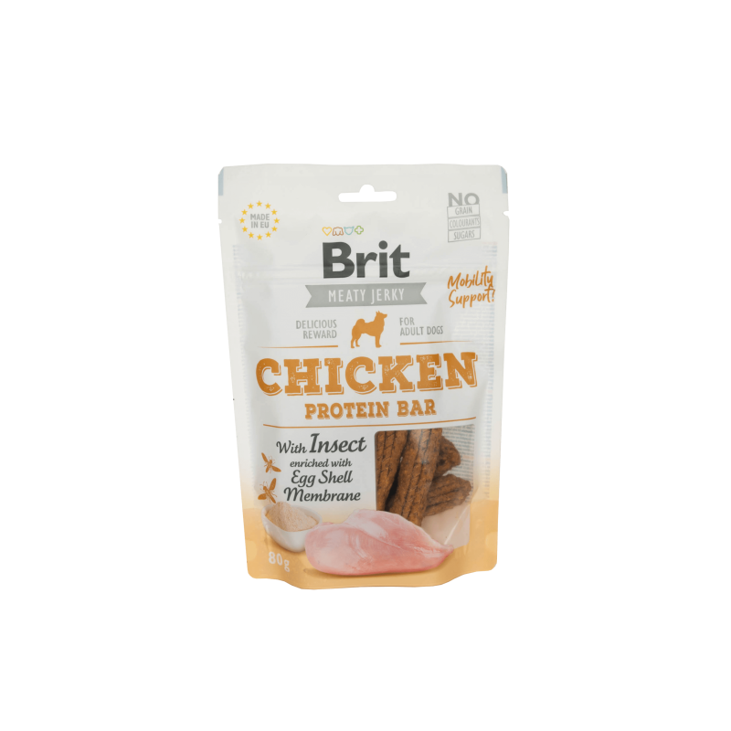 BRIT Jerky CHICKEN INSECT PROTEIN 80g