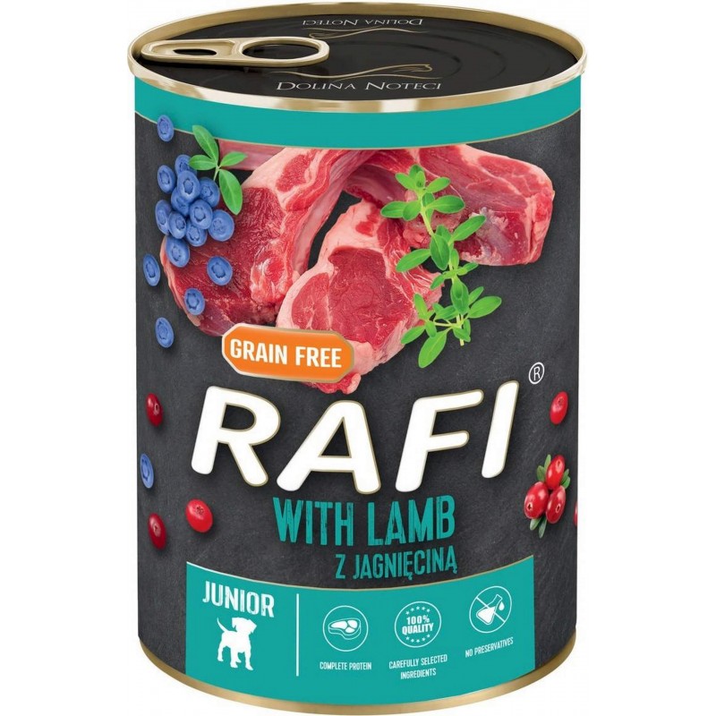 RAFI Grain Free JUNIOR JAGNIĘCINA 400g