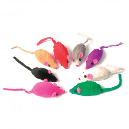 ZOLUX zestaw 8 kolorowych myszek