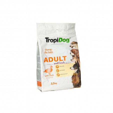 TropiDog Premium Adult S Duck & Rice