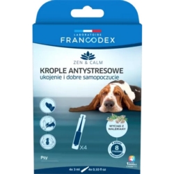 FRANCODEX Krople antystresowe z walerianą dla psów 4x3 ml