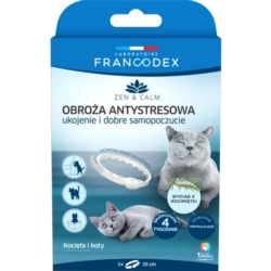 FRANCODEX Obroża antystresowa z kocimiętką dla kotów 35cm