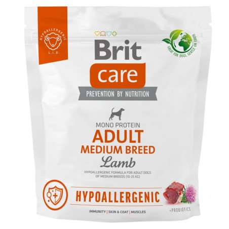 BRIT CARE Hypoallergenic Adult Medium Lamb