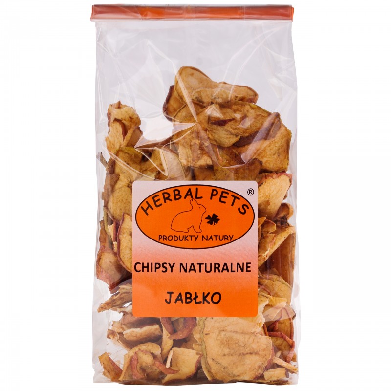 HERBAL PETS Chipsy naturalne JABŁKO 100g