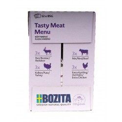 Bozita kawałki w sosie MULTIBOX Tasty Meat 12x85g