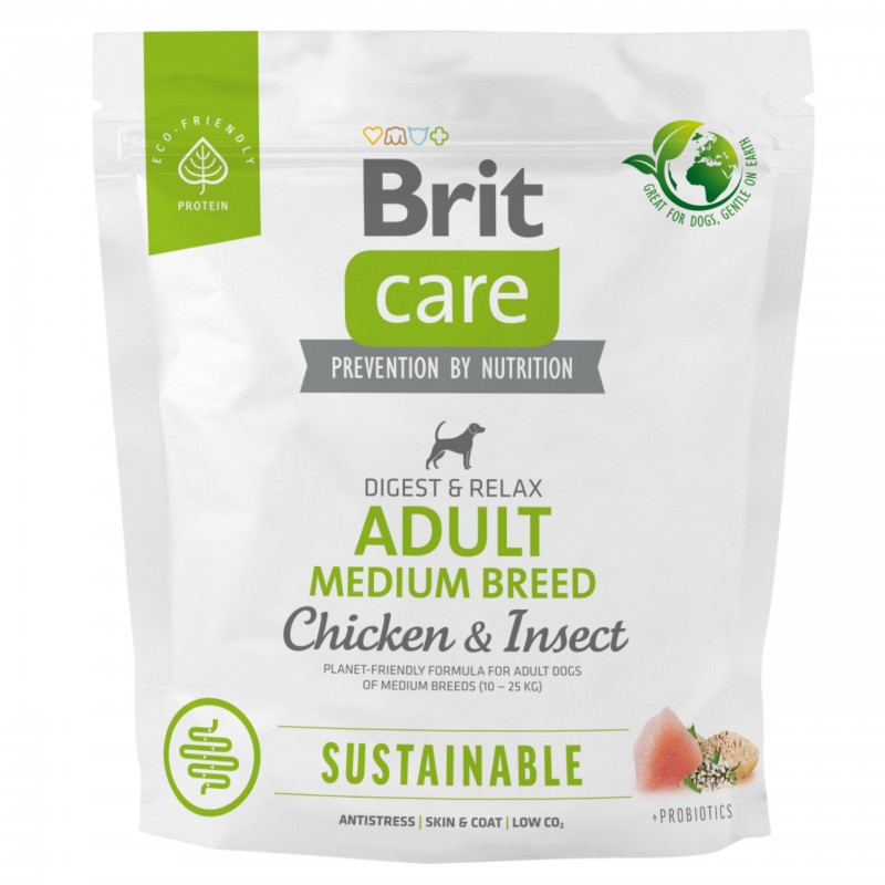 BRIT CARE Sustainable Adult Medium Chicken Insect