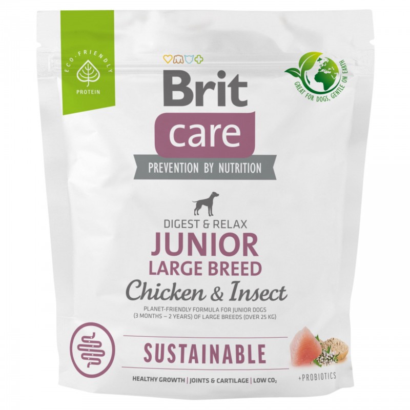 BRIT CARE Sustainable Junior Large Chicken Insect