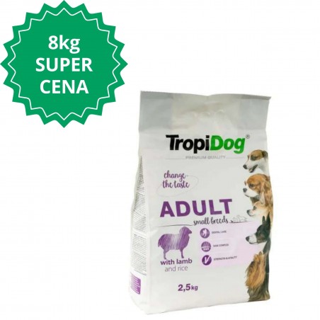 TropiDog Premium Adult S Lamb & Rice