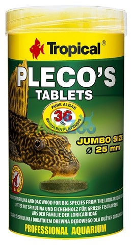 Tropical Pleco'sTabin pokarm w tabletkach 250ml/135g/48szt.