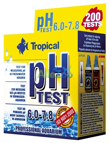 Tropical Test akwarystyczny pH 6.0 - 7.8