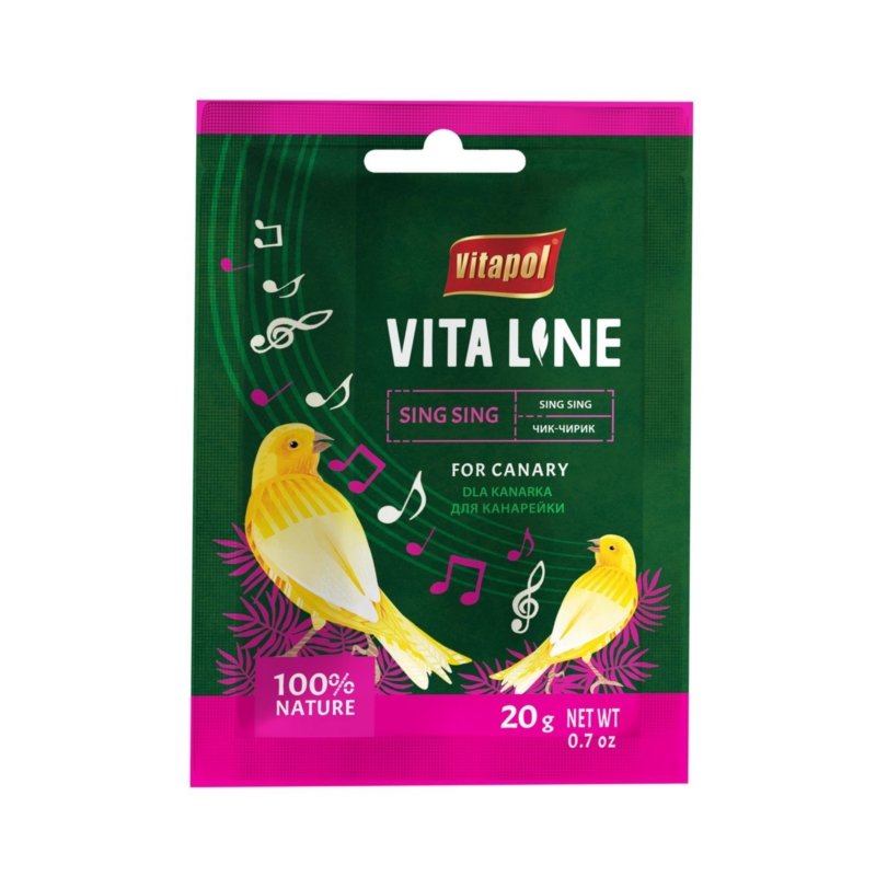 Vitapol WITAMINY dla ptaków SING SING 20g