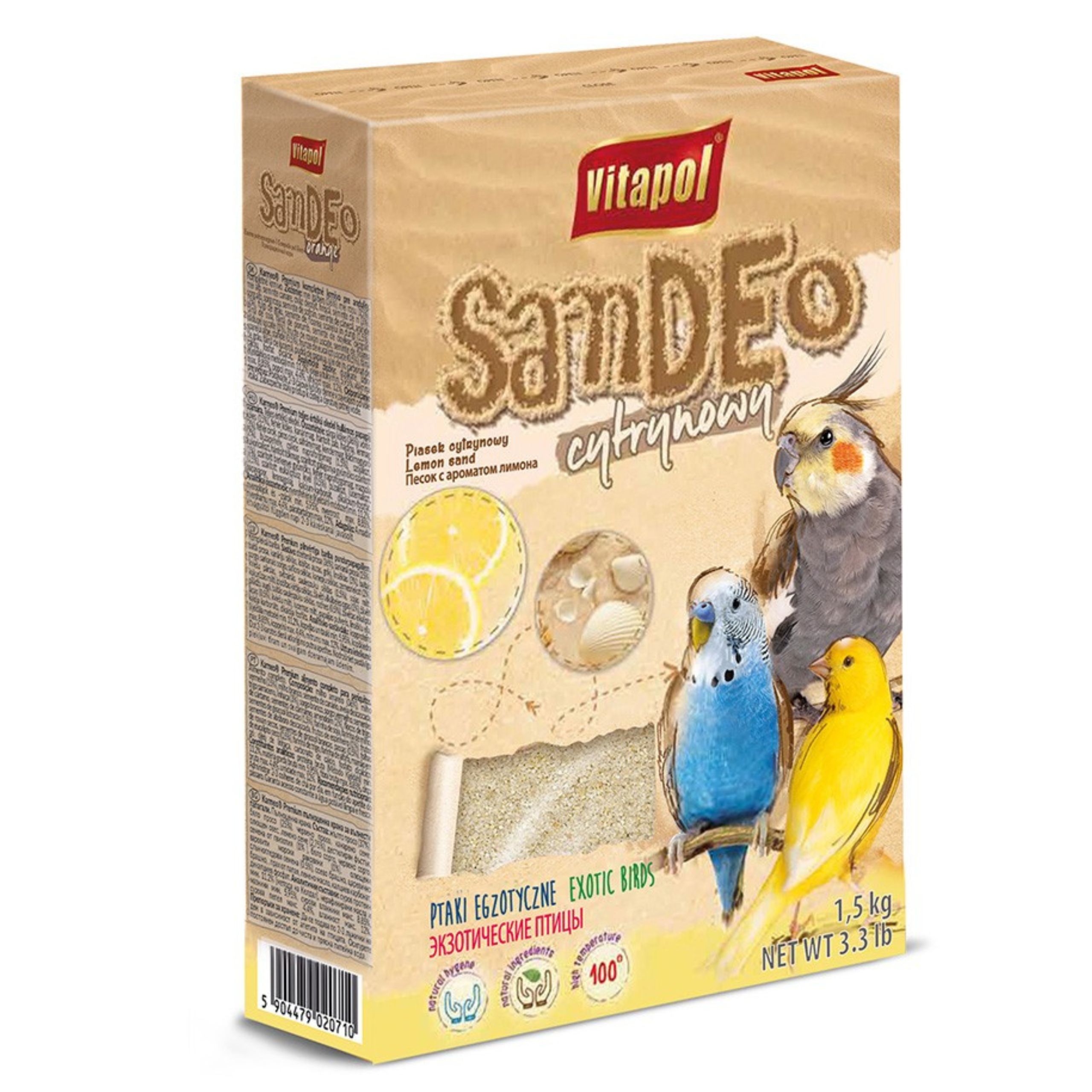 Vitapol PIASEK dla ptaków CYTRYNOWY