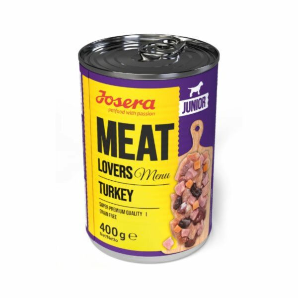 Josera MEAT LOVERS Menu Junior Turkey 400g