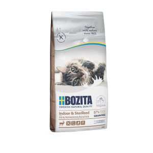 BOZITA INDOOR & STERILISED Grain Free - 2kg