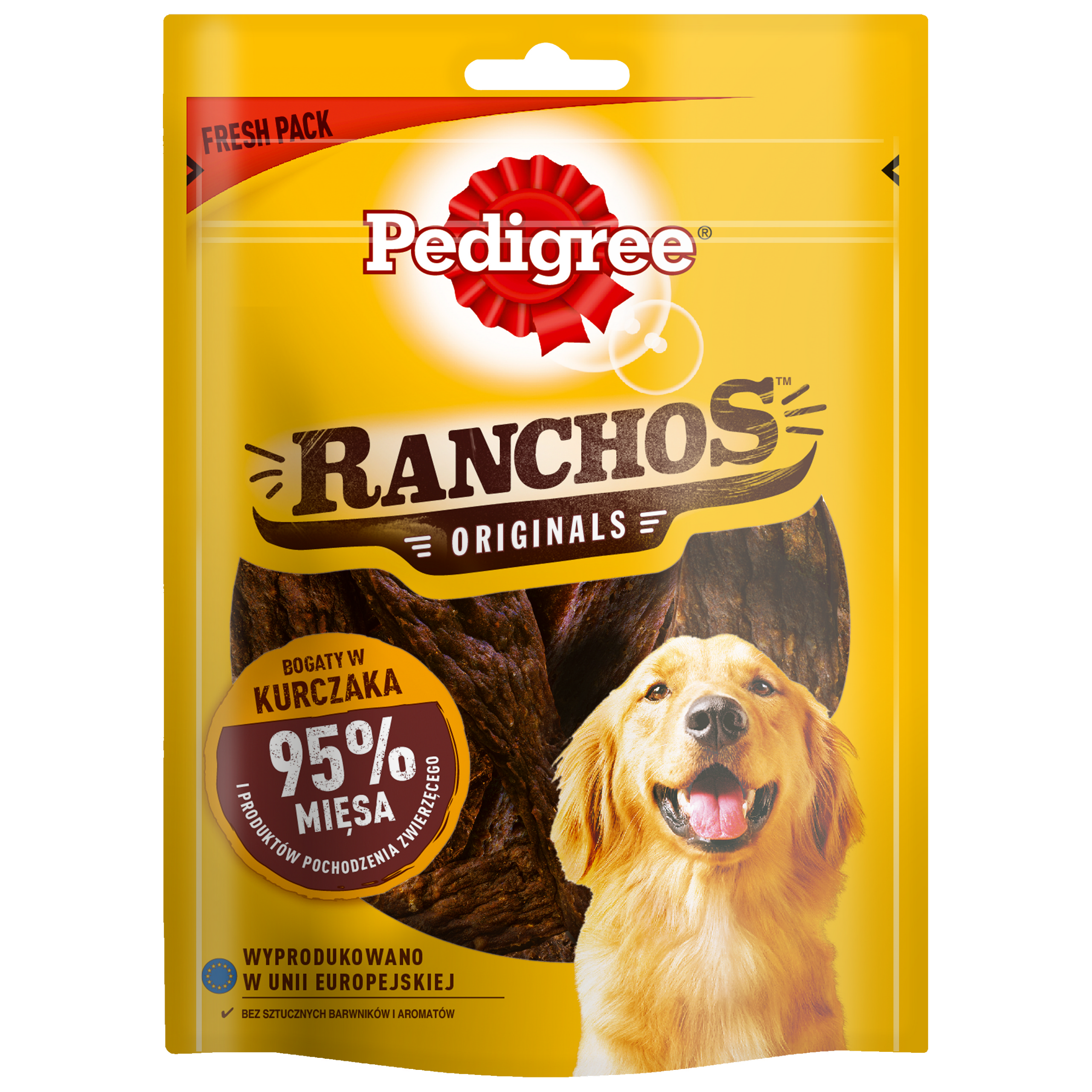 PEDIGREE przysmak RANCHOS 95% Kurczak 70g