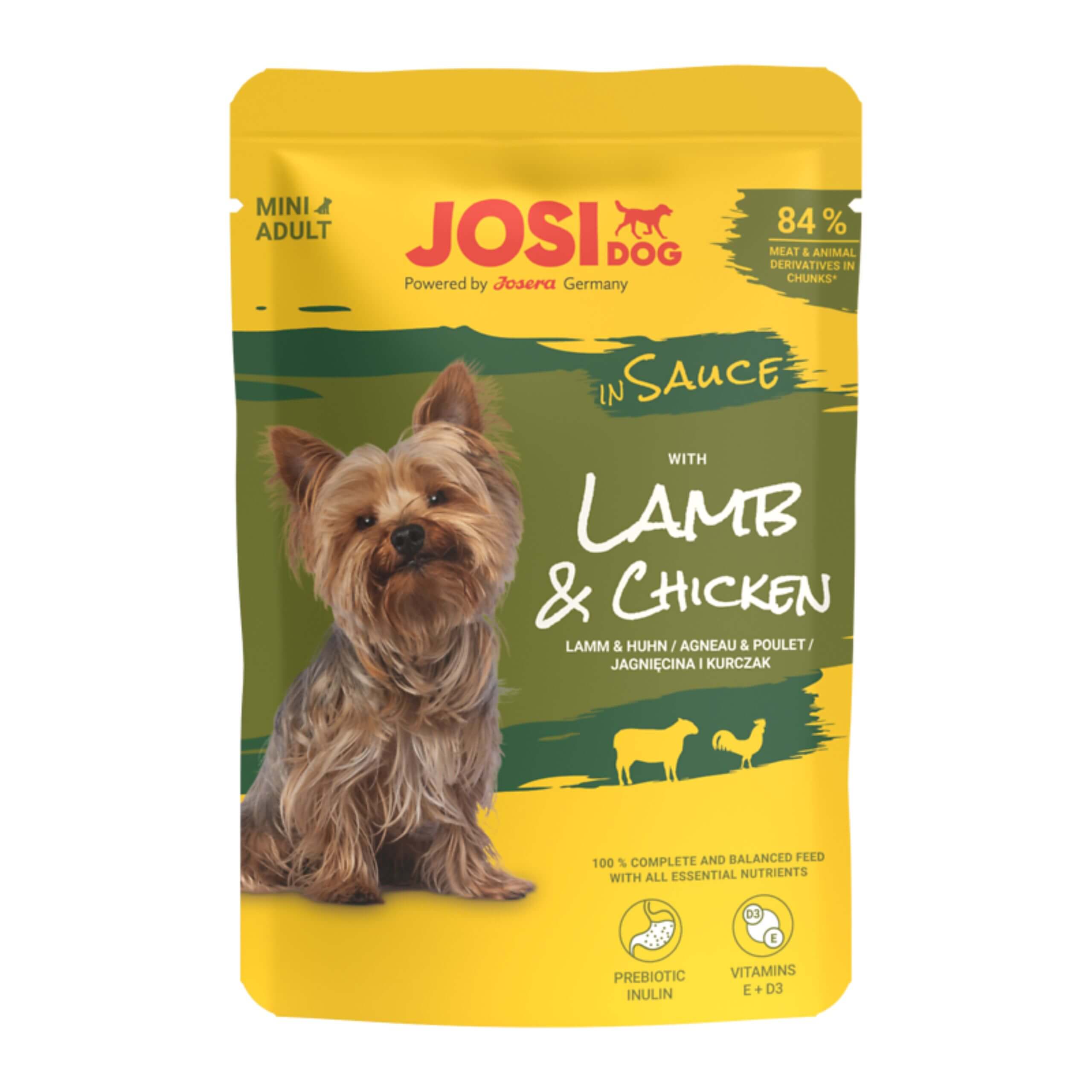 Josera JosiDog Mini Jagnięcina i Kurczak w sosie 100g