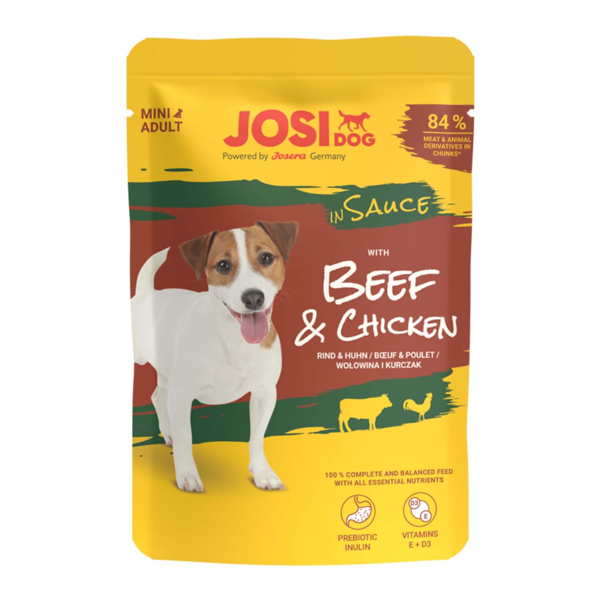 Josera JosiDog Mini Wołowina i Kurczak w sosie 100g