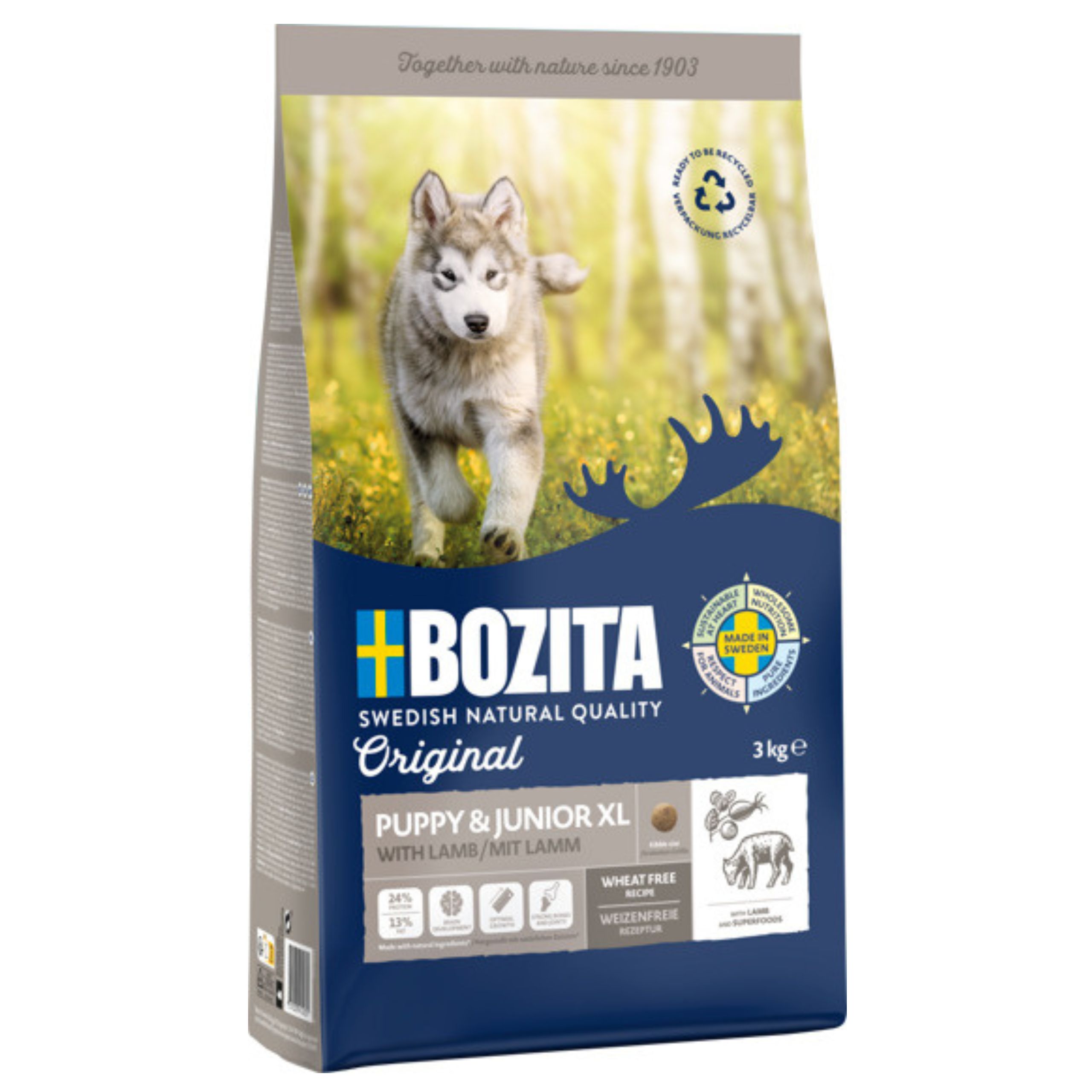 BOZITA Original PUPPY JUNIOR XL LAMB