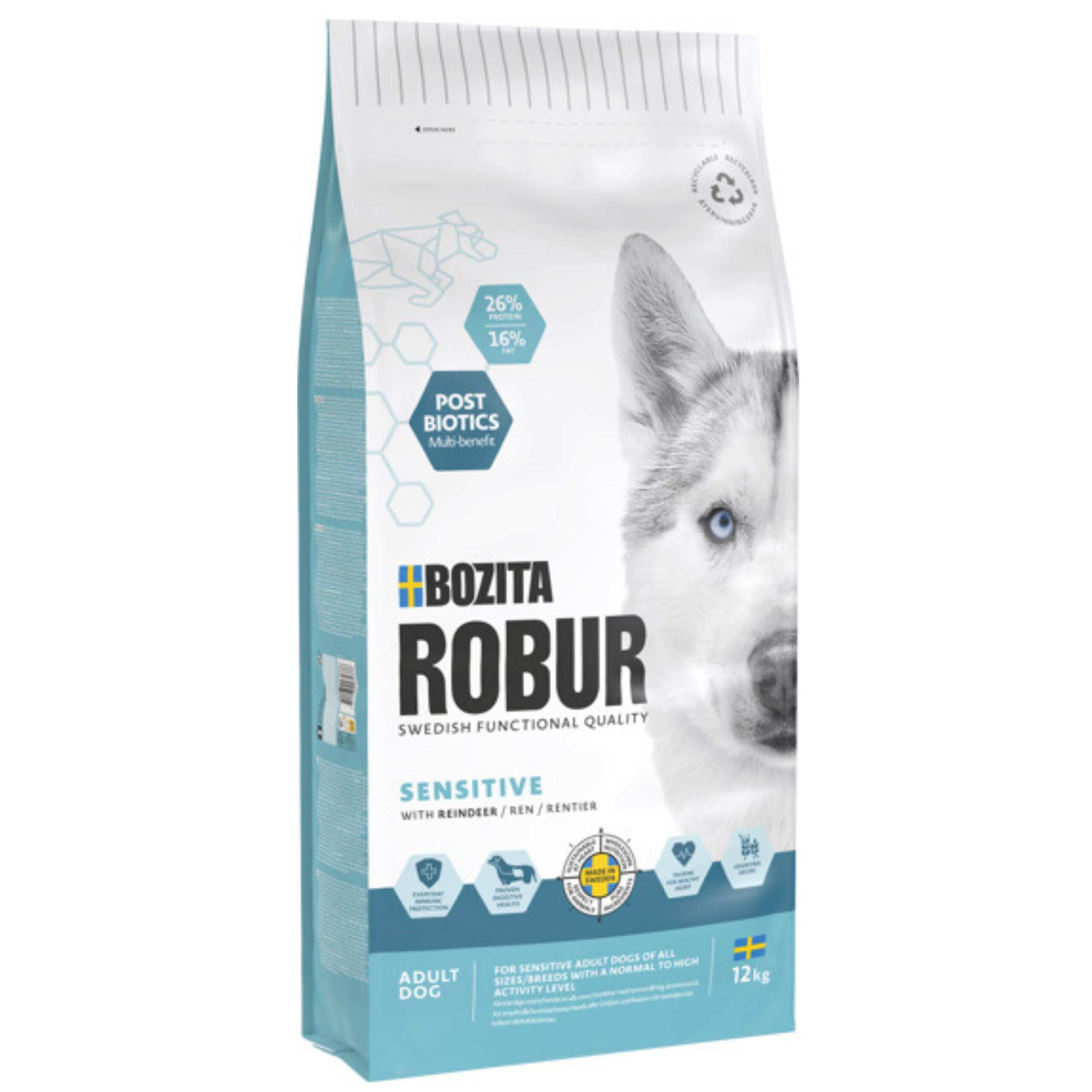 BOZITA Robur Sensitive Reindeer 12kg