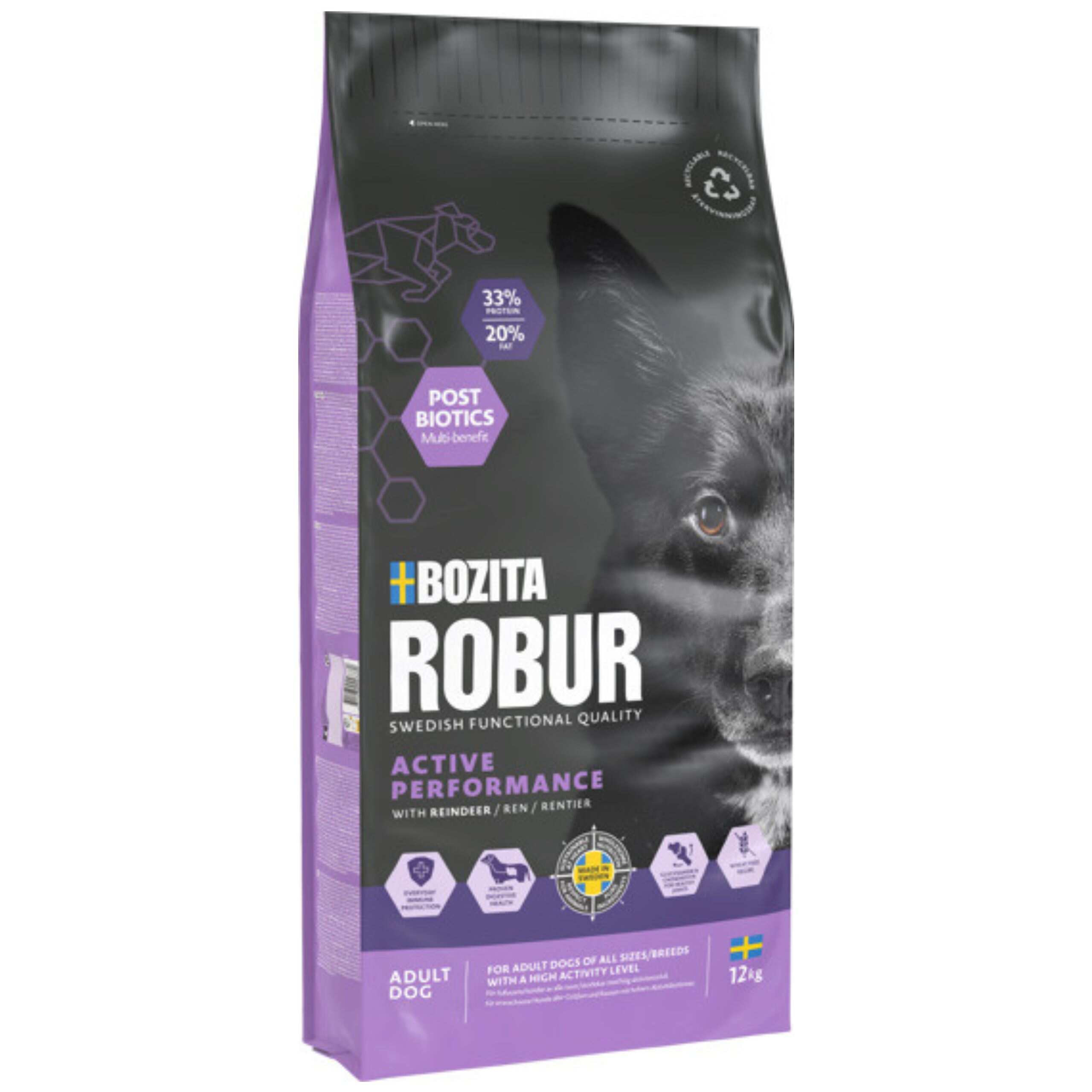 BOZITA Robur Active Performance Reindeer 12kg