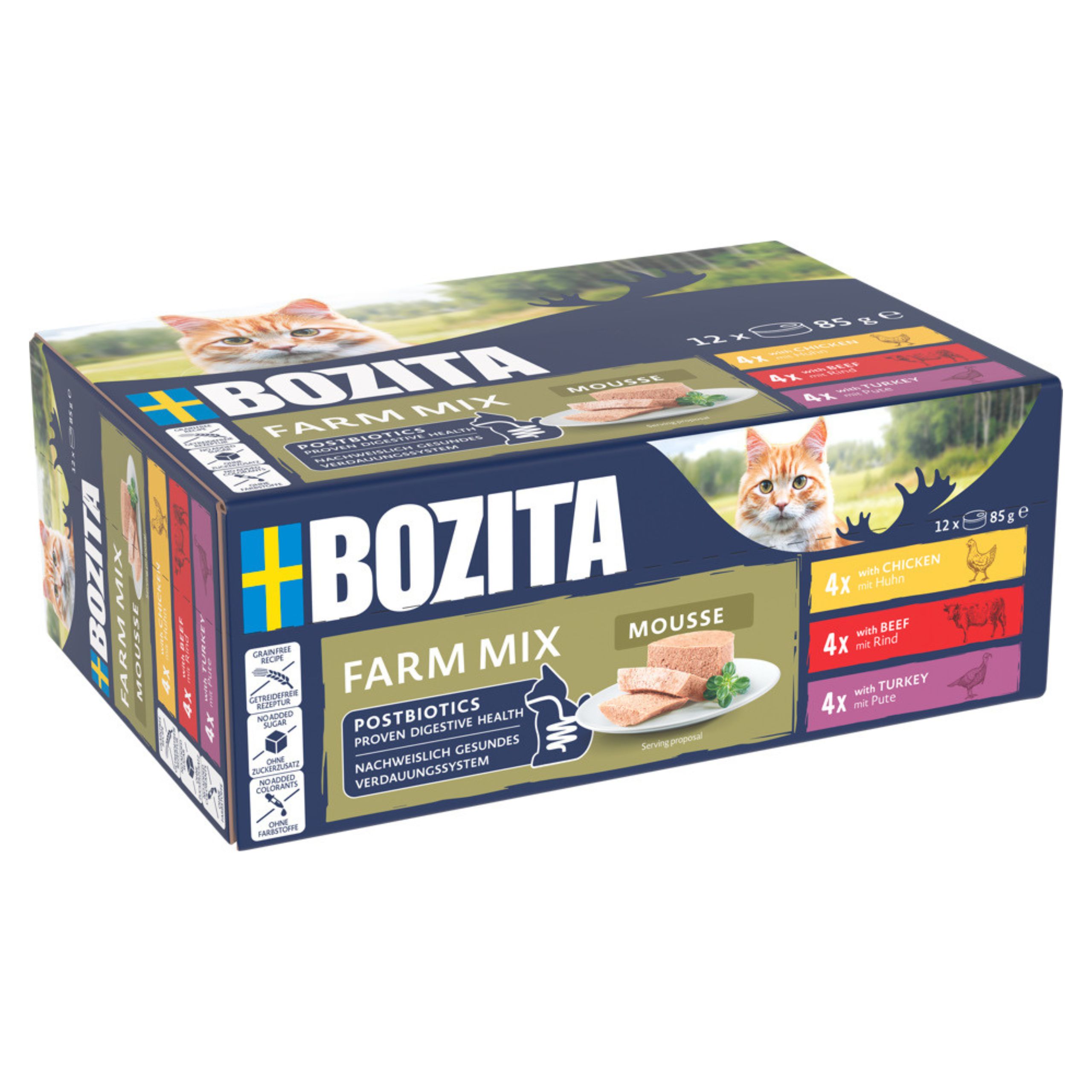 Bozita mus MIX smaków z Farmy 12x85g