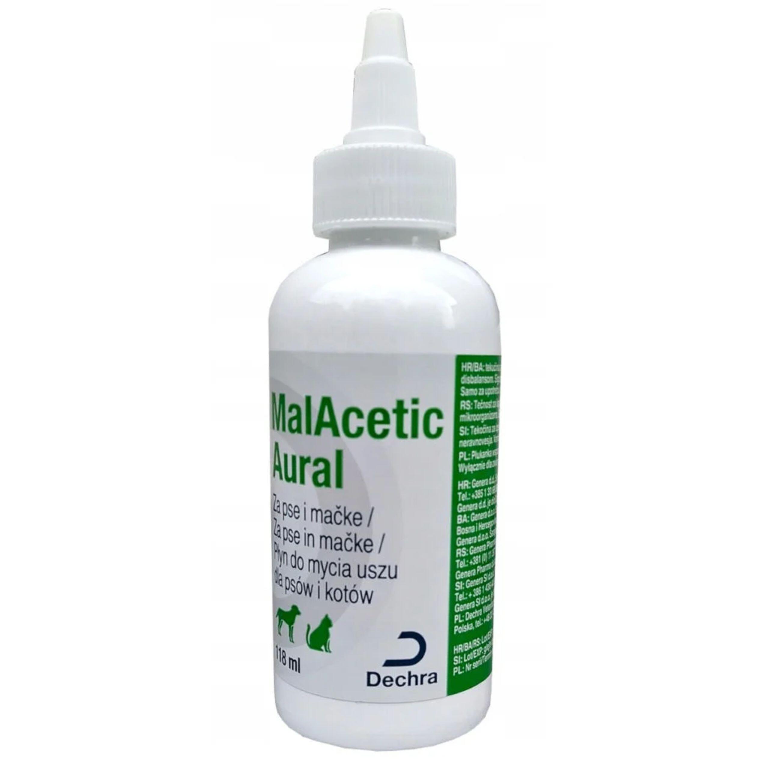 DECHRA Malacetic Aural płyn do mycia uszu 118ml