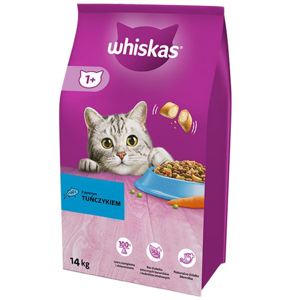 WHISKAS sucha karma z Tuńczykiem - obrazek 2
