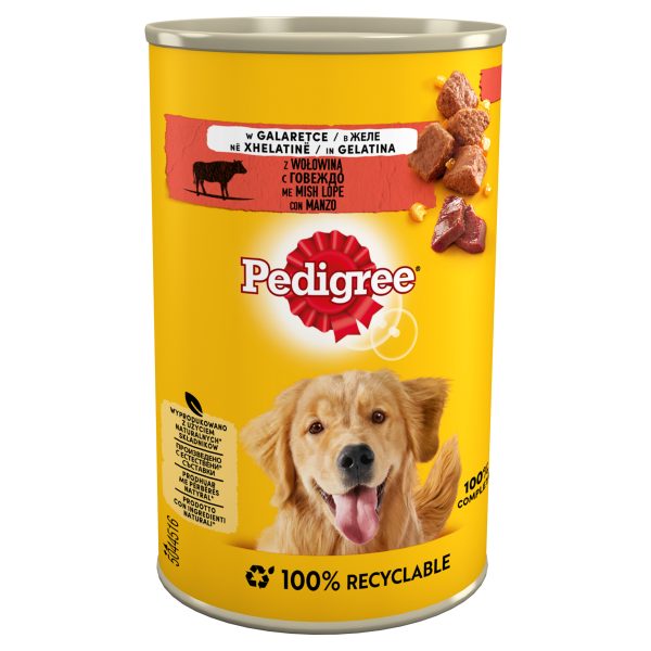 PEDIGREE puszka ADULT z wołowiną w galaretce